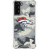 NFL Denver Broncos Camo Galaxy S21 FE Clear Case