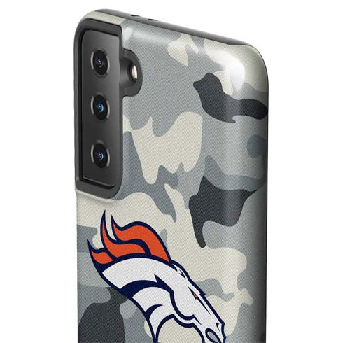 NFL Denver Broncos Camo Galaxy S21 FE Pro Case