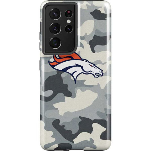 NFL Denver Broncos Camo Galaxy S21 Ultra 5G Pro Case