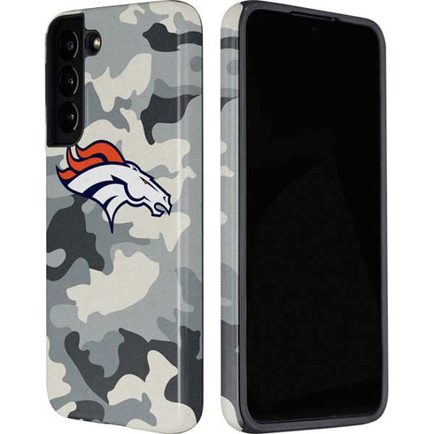 NFL Denver Broncos Camo Galaxy S22 Plus Pro Case