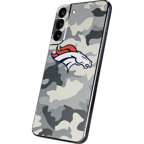 NFL Denver Broncos Camo Galaxy S22 Plus Skin