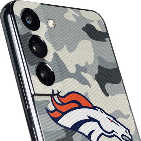 NFL Denver Broncos Camo Galaxy S22 Plus Skin
