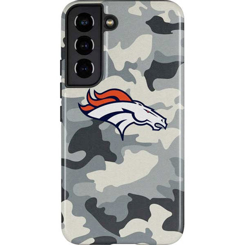 NFL Denver Broncos Camo Galaxy S22 Pro Case