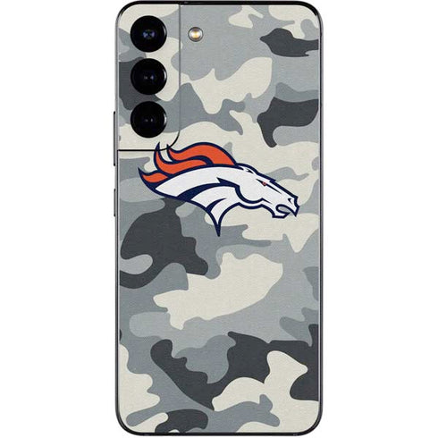 NFL Denver Broncos Camo Galaxy S22 Skin