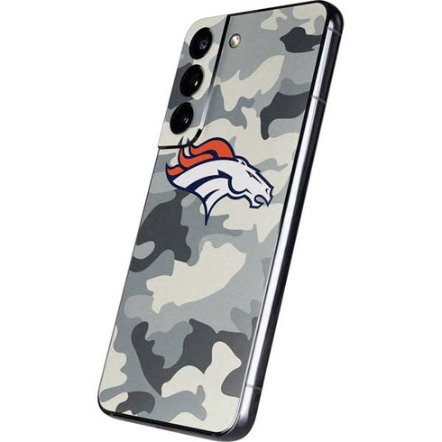 NFL Denver Broncos Camo Galaxy S22 Skin