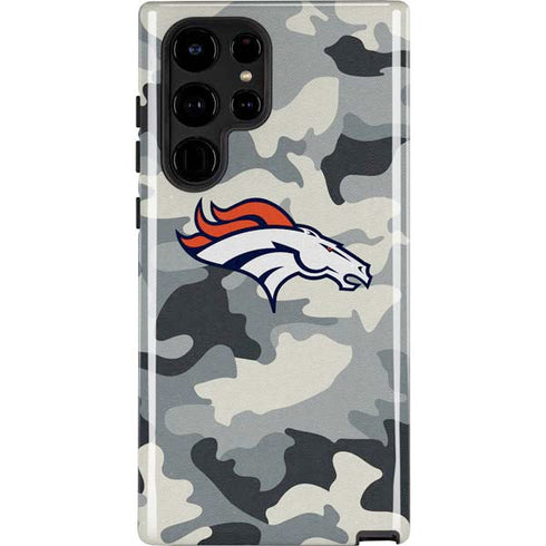 NFL Denver Broncos Camo Galaxy S22 Ultra Pro Case