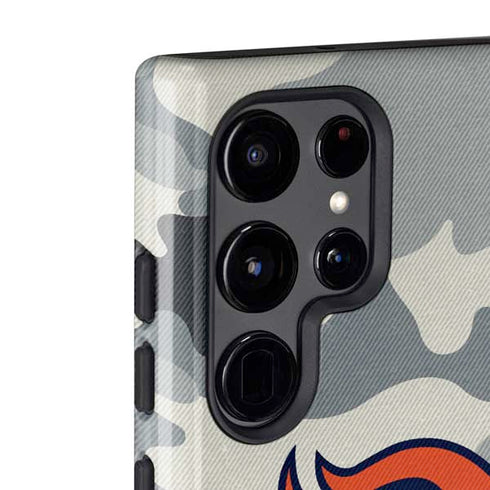 NFL Denver Broncos Camo Galaxy S22 Ultra Pro Case