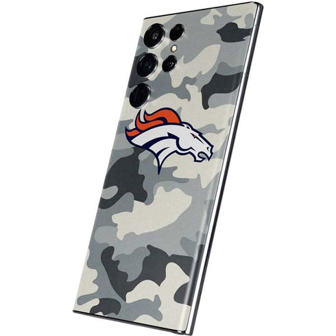 NFL Denver Broncos Camo Galaxy S22 Ultra Skin