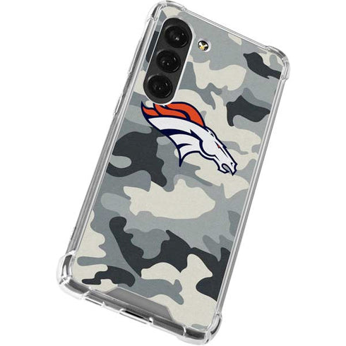 NFL Denver Broncos Camo Galaxy S23 Clear Case