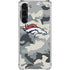 NFL Denver Broncos Camo Galaxy S23 Plus Clear Case