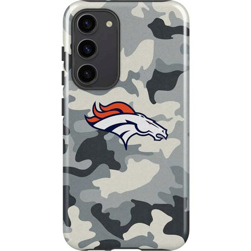 NFL Denver Broncos Camo Galaxy S23 Plus Pro Case