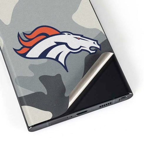 NFL Denver Broncos Camo Galaxy S23 Ultra Skin