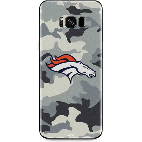 NFL Denver Broncos Camo Galaxy S8 Plus Skin