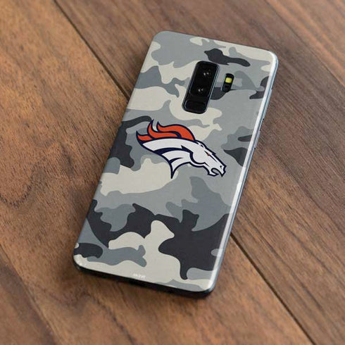 NFL Denver Broncos Camo Galaxy S9 Plus Skin