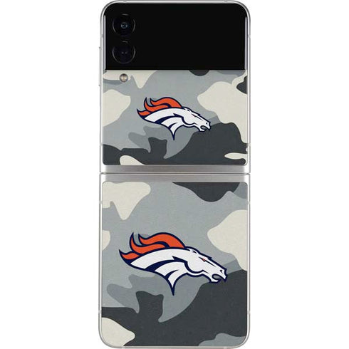 NFL Denver Broncos Camo Galaxy Z Flip3 5G Skin