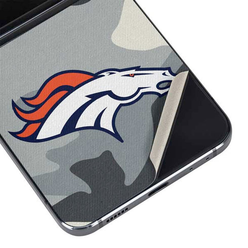 NFL Denver Broncos Camo Galaxy Z Flip5 5G Skin