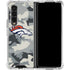 NFL Denver Broncos Camo Galaxy Z Fold4 5G Clear Case