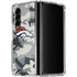 NFL Denver Broncos Camo Galaxy Z Fold4 5G Clear Case