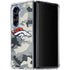 NFL Denver Broncos Camo Galaxy Z Fold5 5G Clear Case