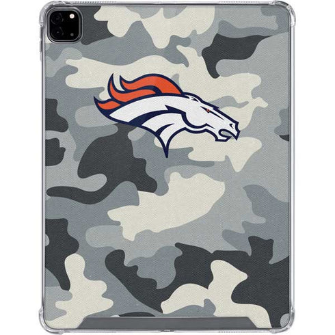 NFL Denver Broncos Camo iPad Pro 12.9in (2020) Clear Case