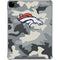 NFL Denver Broncos Camo iPad Pro 12.9in (2020) Clear Case