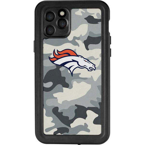 NFL Denver Broncos Camo iPhone 11 Pro Waterproof Case