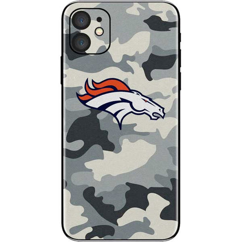NFL Denver Broncos Camo iPhone 11 Skin