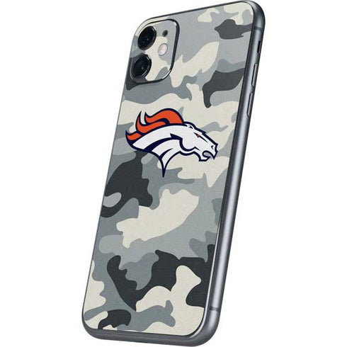 NFL Denver Broncos Camo iPhone 11 Skin
