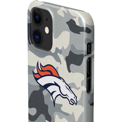 NFL Denver Broncos Camo iPhone 12 Mini Lite Case