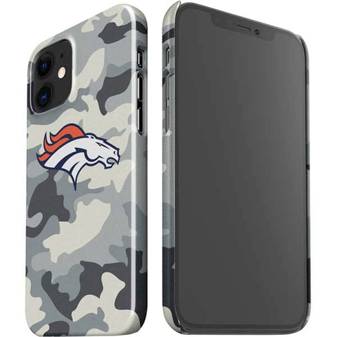 NFL Denver Broncos Camo iPhone 12 Mini Lite Case