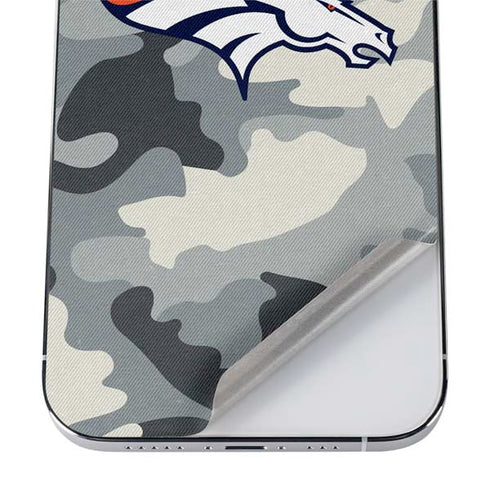 NFL Denver Broncos Camo iPhone 12 Pro Max Skin