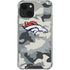 NFL Denver Broncos Camo iPhone 13 Clear Case