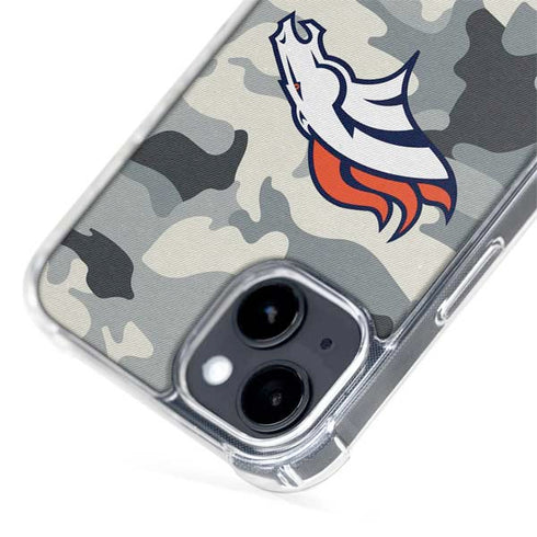 NFL Denver Broncos Camo iPhone 13 MagSafe Case