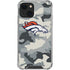 NFL Denver Broncos Camo iPhone 13 Mini Clear Case