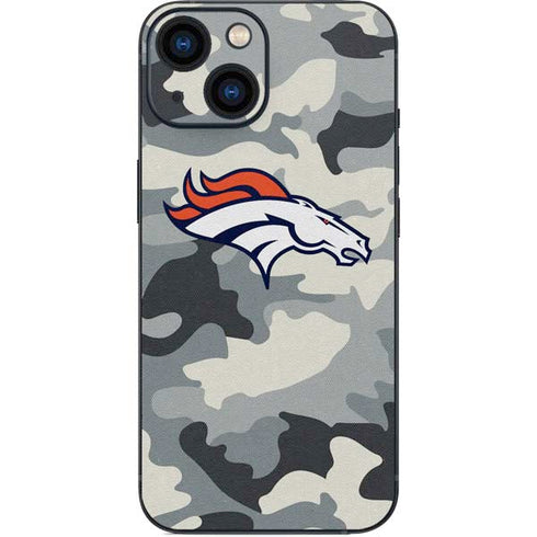 NFL Denver Broncos Camo iPhone 13 Mini Skin