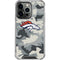 NFL Denver Broncos Camo iPhone 13 Pro Clear Case