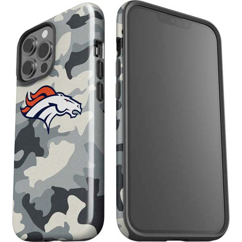 NFL Denver Broncos Camo iPhone 13 Pro Max Impact Case