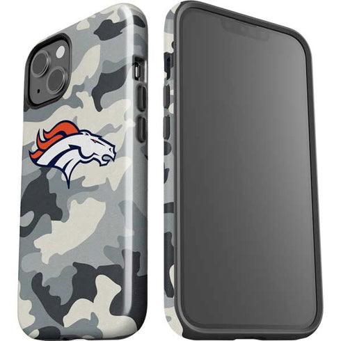 NFL Denver Broncos Camo iPhone 14 Plus Impact Case