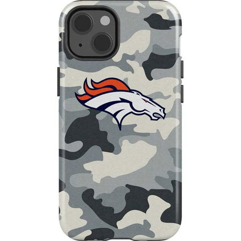 NFL Denver Broncos Camo iPhone 15 Impact Case