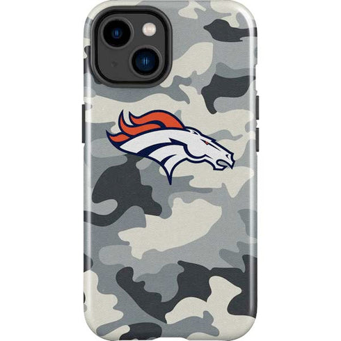 NFL Denver Broncos Camo iPhone 15 Plus Impact Case