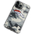 NFL Denver Broncos Camo iPhone 15 Pro Clear Case