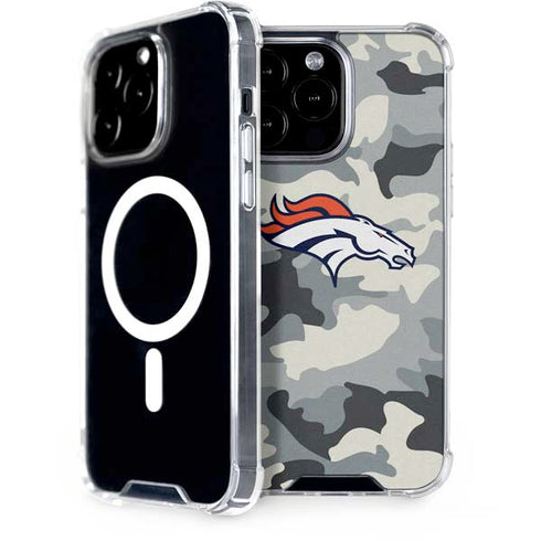 NFL Denver Broncos Camo iPhone 14 Pro Max MagSafe Case