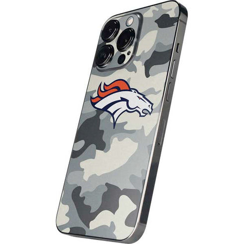 NFL Denver Broncos Camo iPhone 14 Pro Max Skin