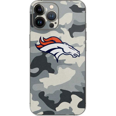 NFL Denver Broncos Camo iPhone 14 Pro Max Skin