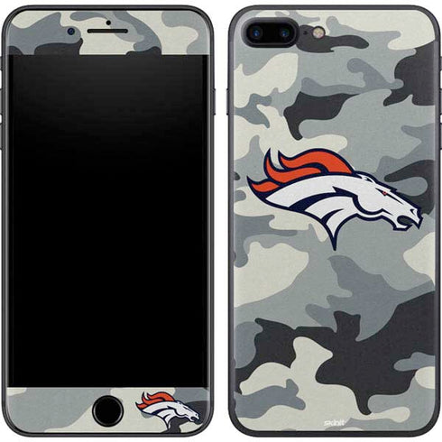 NFL Denver Broncos Camo iPhone 8 Plus Skin