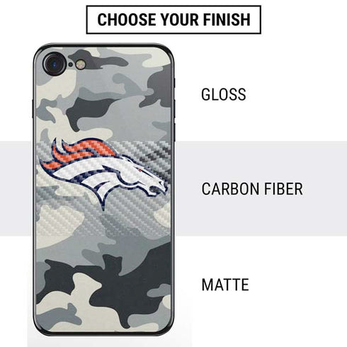 NFL Denver Broncos Camo iPhone SE (2nd & 3rd Gen) Skin