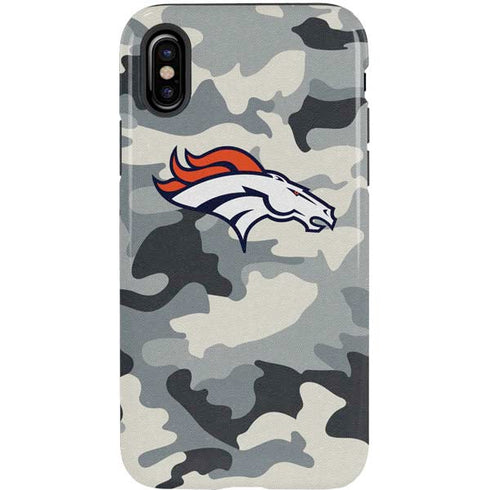 NFL Denver Broncos Camo iPhone X Pro Case