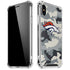 NFL Denver Broncos Camo iPhone XS Max Clear Case