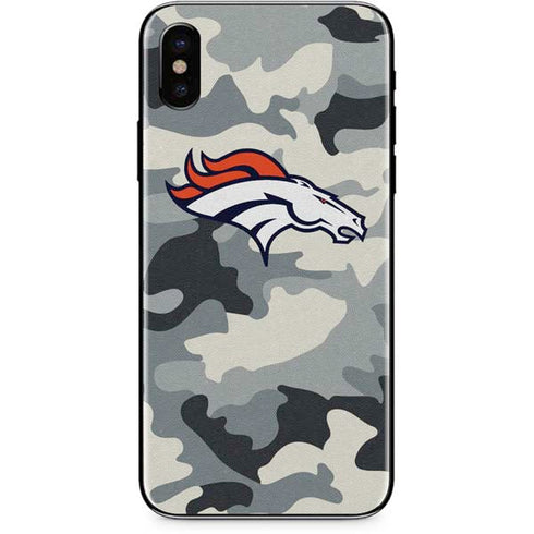 NFL Denver Broncos Camo iPhone XS Skin