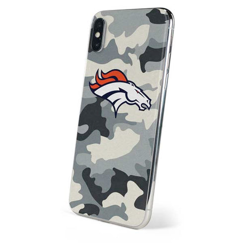 NFL Denver Broncos Camo iPhone XS Skin